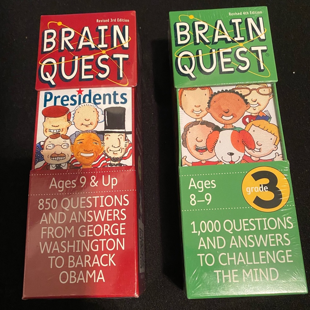Grade 3 and Presidents: Brand New "Brain Quests”